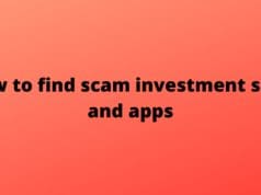 How to find scam investment sites and apps